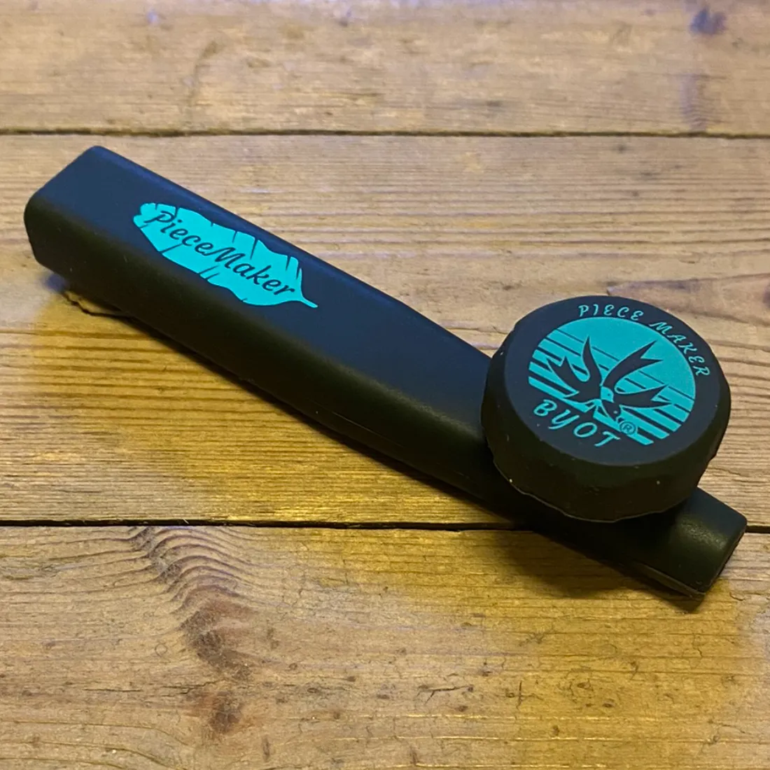 PieceMaker KAZILI Silikon-Handpfeife Abyss Blackx