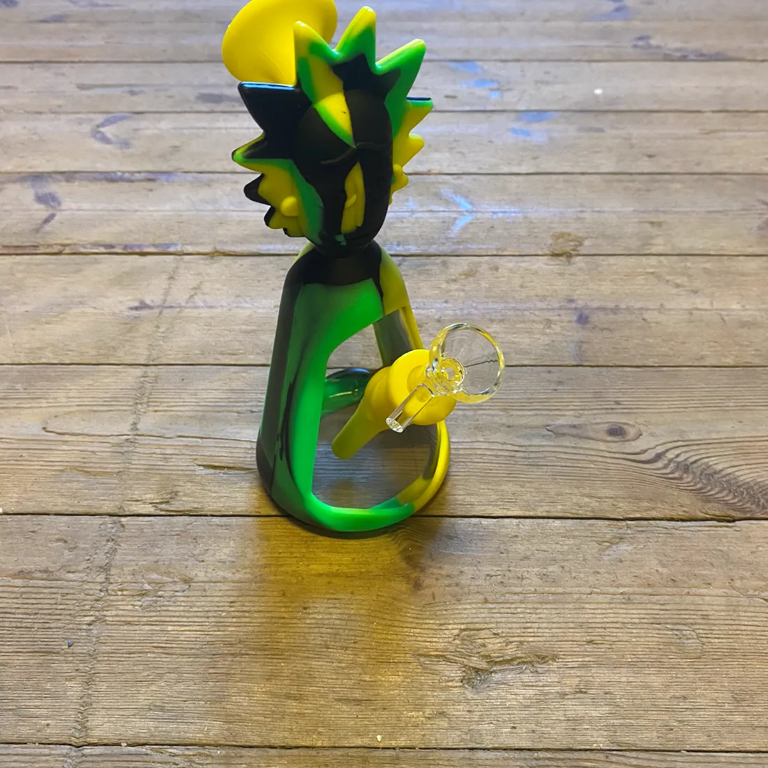 Rick GBY Silikone Glas Bong 19 cm (Udgået)