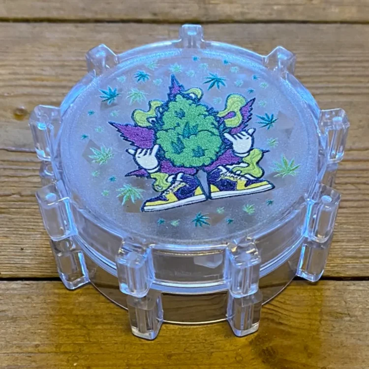 Weed – Rad Bud Akryl Magnet Grinder Ø65 (NY)