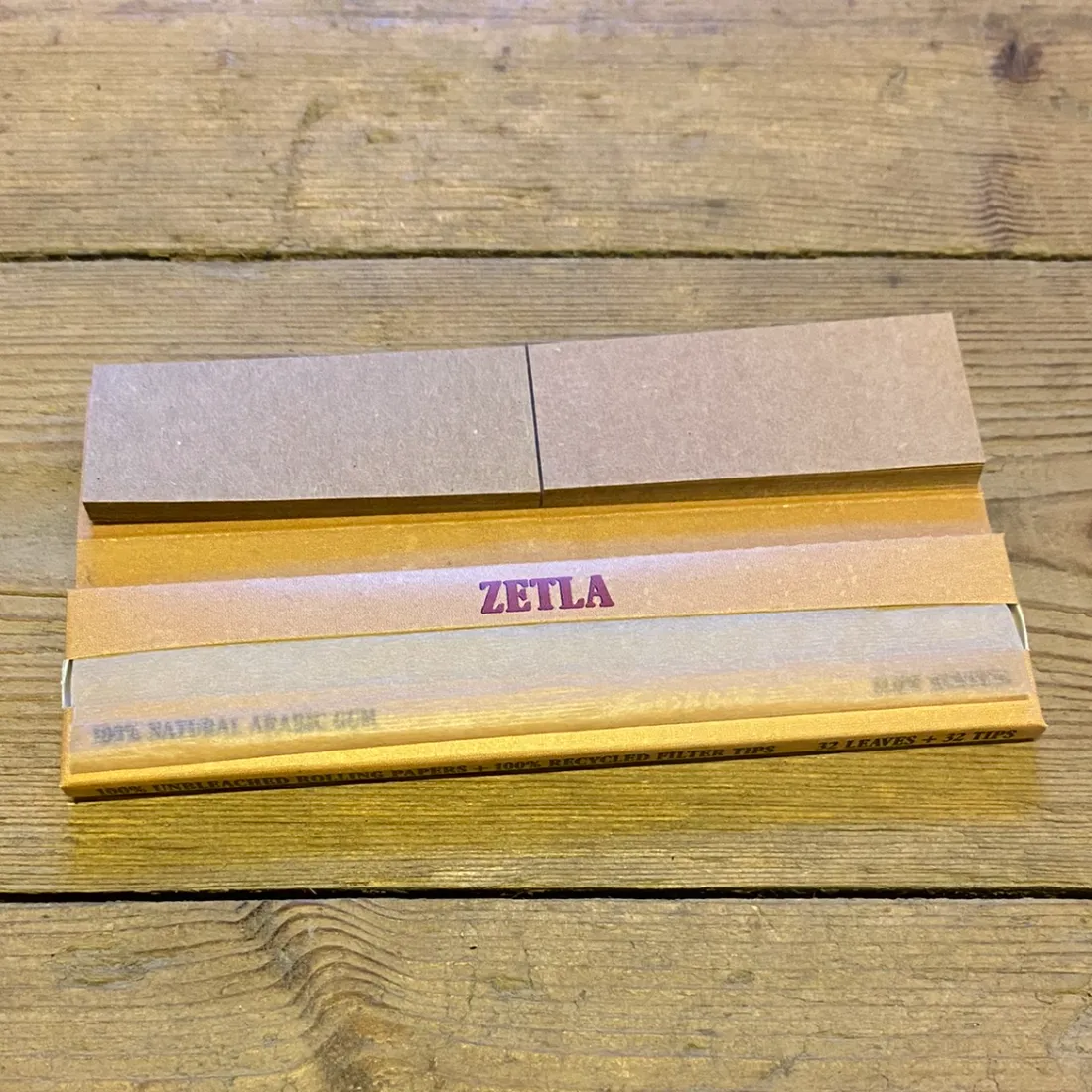 Zetla King Size Slim Ubleget m. Filtertips (Udgået)