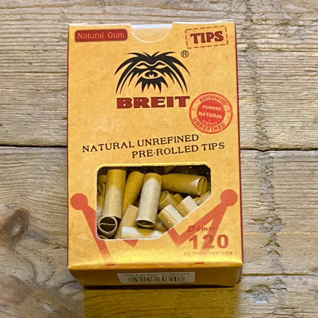 Breit Pre-Rolled Filtertips 120 stk (Udgået)