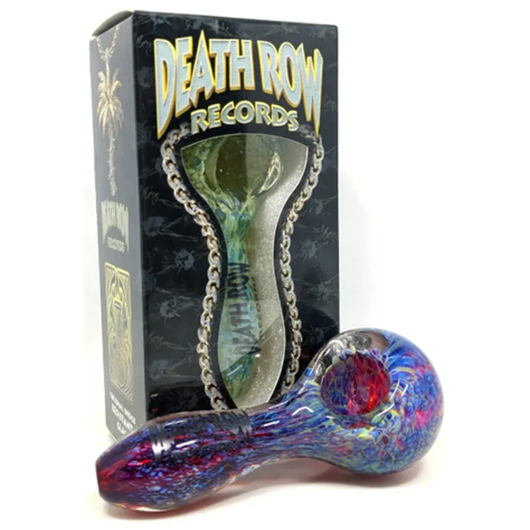 Death Row Records - US Frit Spoon Hand Pipe Red 95 mm