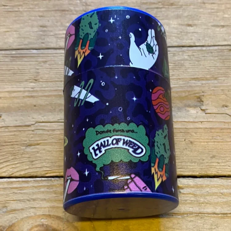 Hall Of Weed – Vakum Beholder Blå 102×60 mm (Udgået)