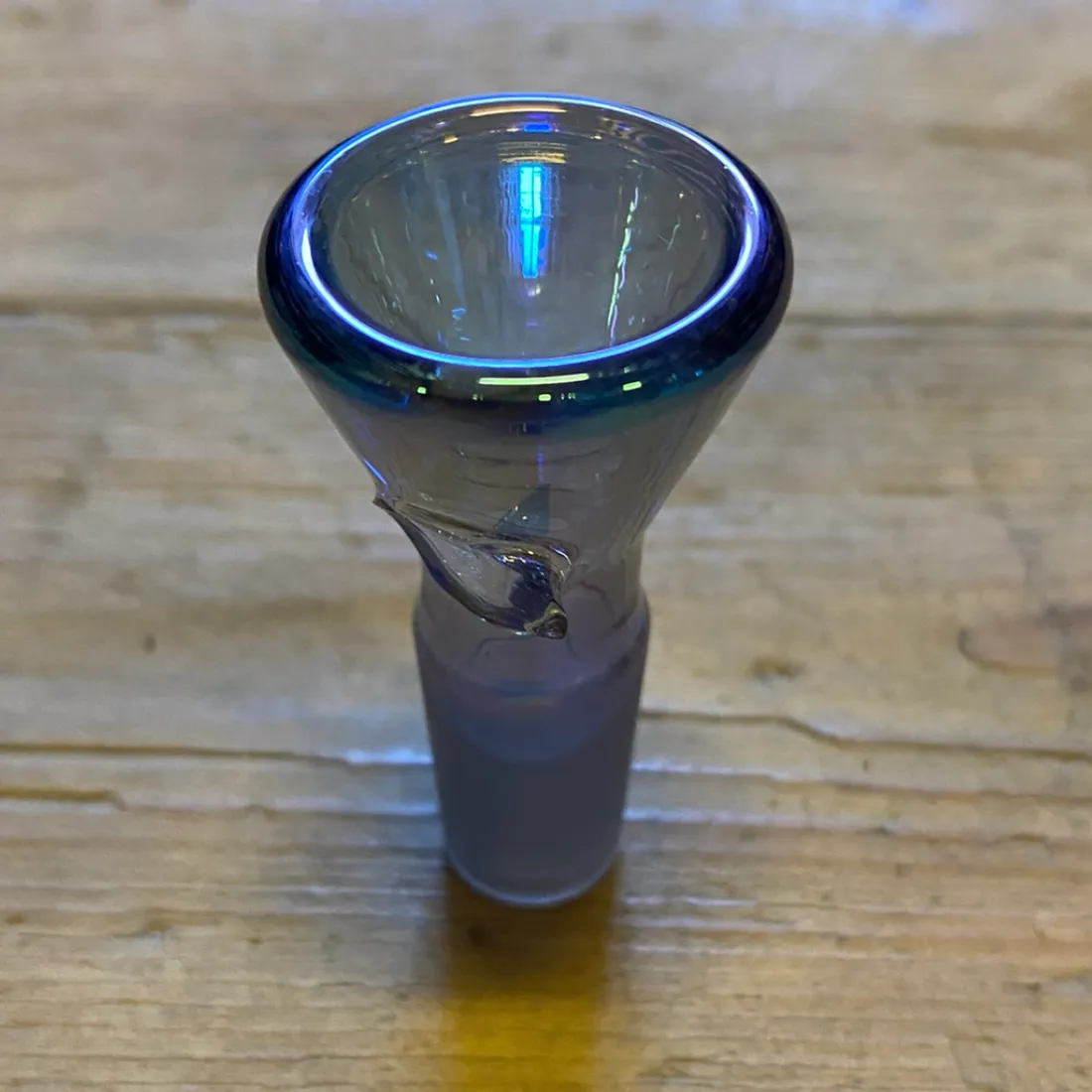 Mørkt Konisk Glas Bonghoved SG 14,5 (Hank Knækket)