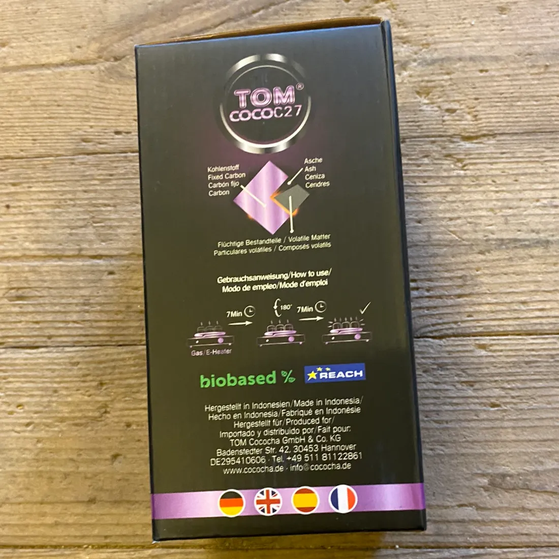 TOM Coco C27 27x27 mm Bio-Kul 1 KG (Udgået)