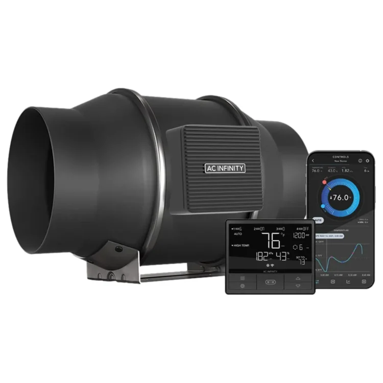 AC Infinity - CLOUDLINE T6 Quiet Inline Fan 150mm @ 683 m³/t