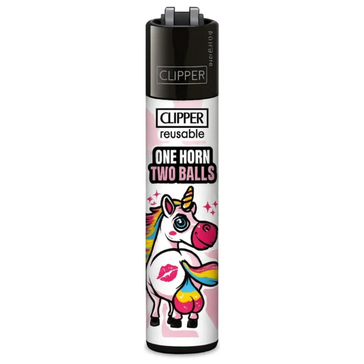 Clipper Lighter - One Horn Two Balls