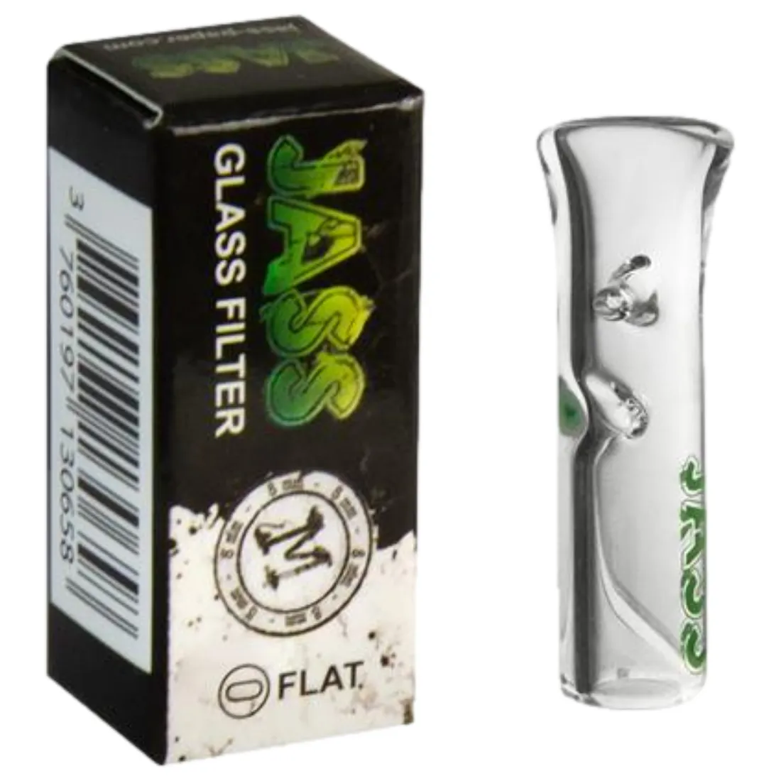 JASS - Glas Filtertips Flad Size M (Ø8) 30 mm