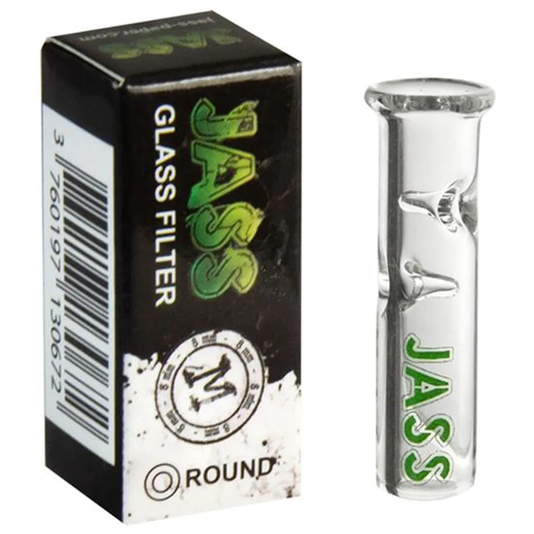 JASS - Glas Filtertips Rund Size M (Ø8) 32 mm