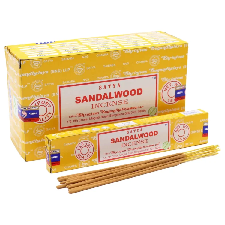 Satya - Sandalwood Røgelse 15g