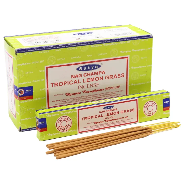 Satya - Tropical Lemongrass Røgelse 15g