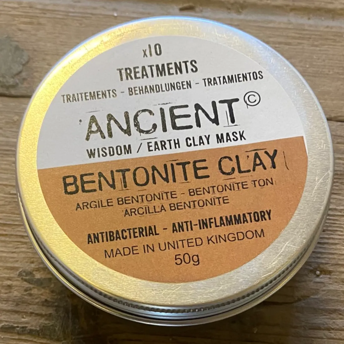 Ancient Wisdom Bentonite Clay Mask 50g (Udgået)