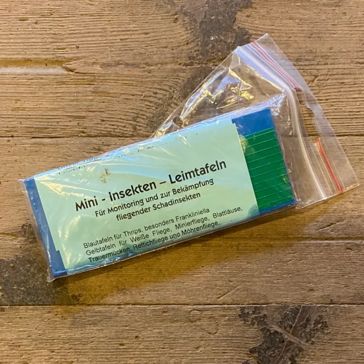 Blå Limplade Mod Skadedyr 12x5 cm 10 stk (Udgået)