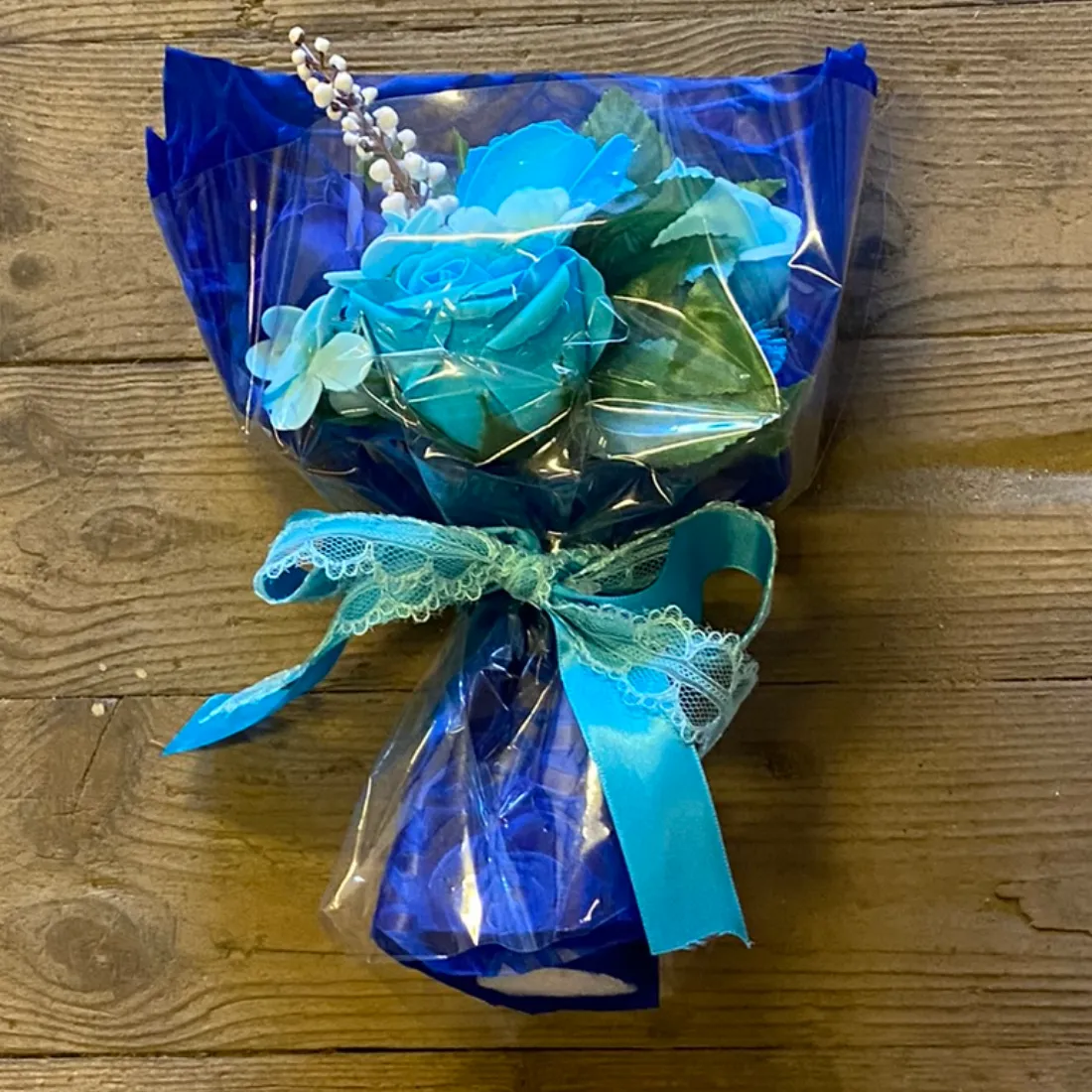 Blå Sæbeblomst Buket 6 stk (Udgået)