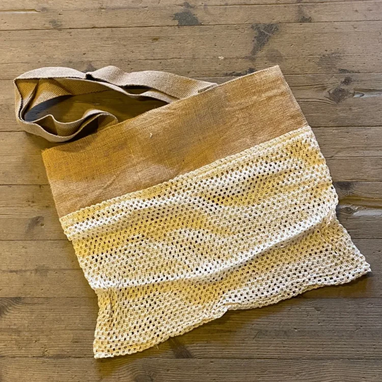 Bomuld Mesh Indkøbstaske 40x43 cm (Udgået)