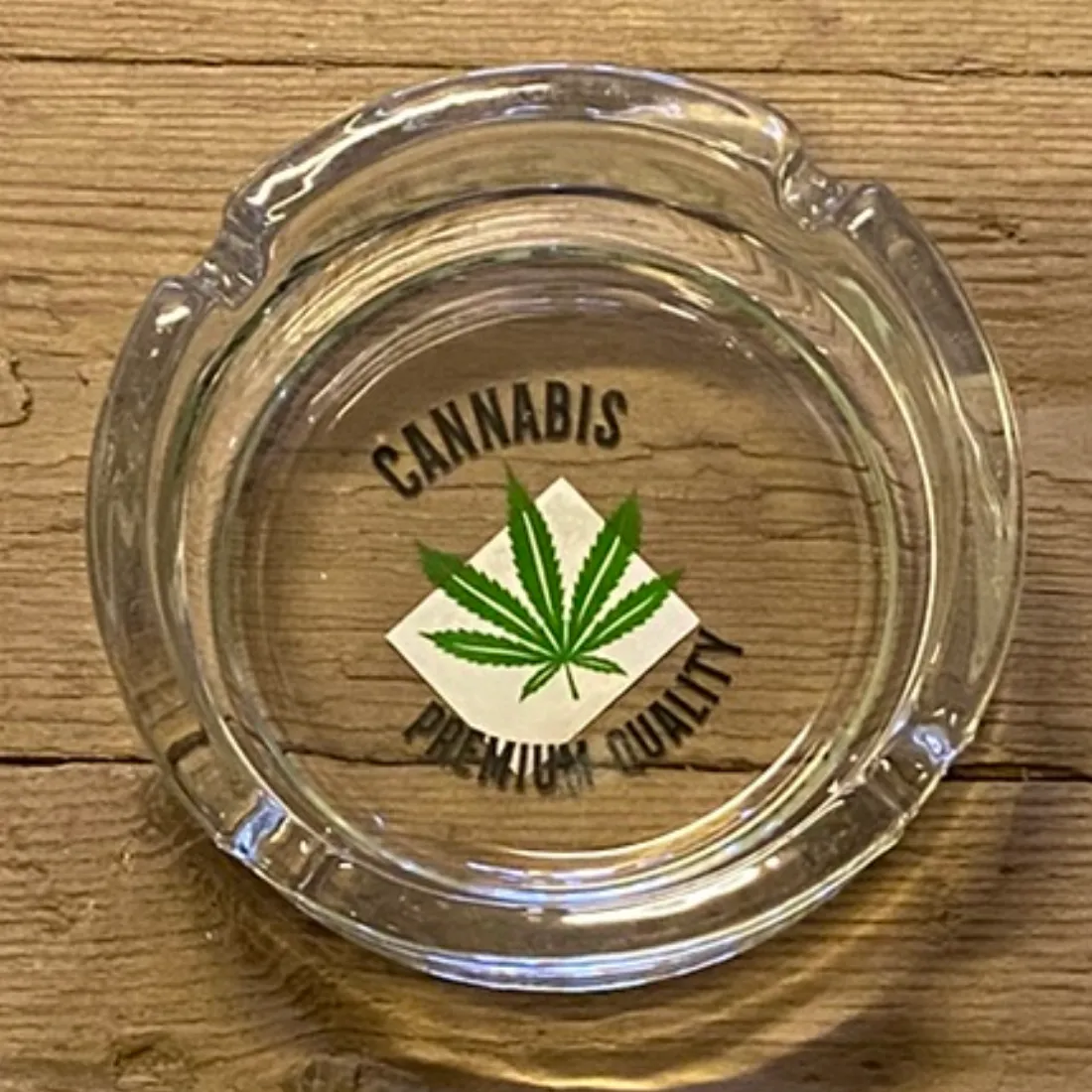 Cannabis Transparent Glas Askebæger Ø110 (Udgået)