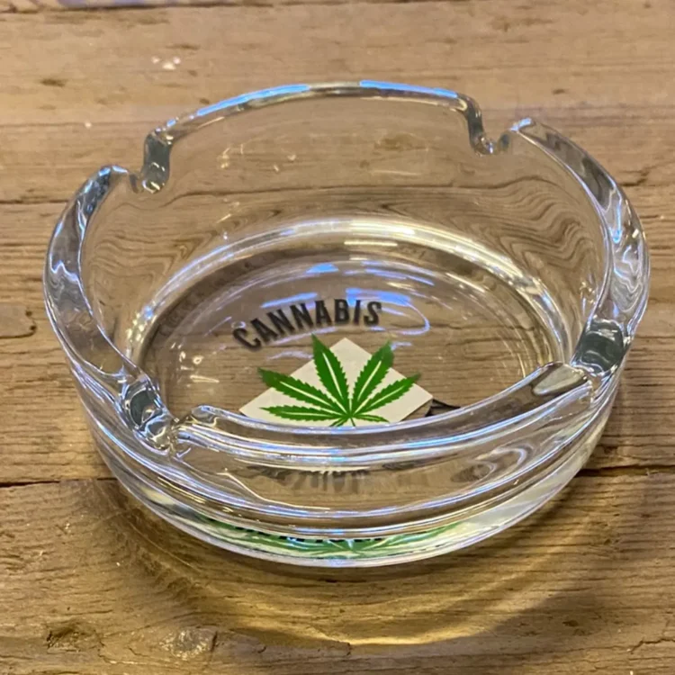 Cannabis Transparent Glas Askebæger Ø110 (Udgået)