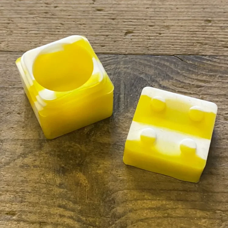 Cube Silicone Dab Container 3 cm (Udgået)