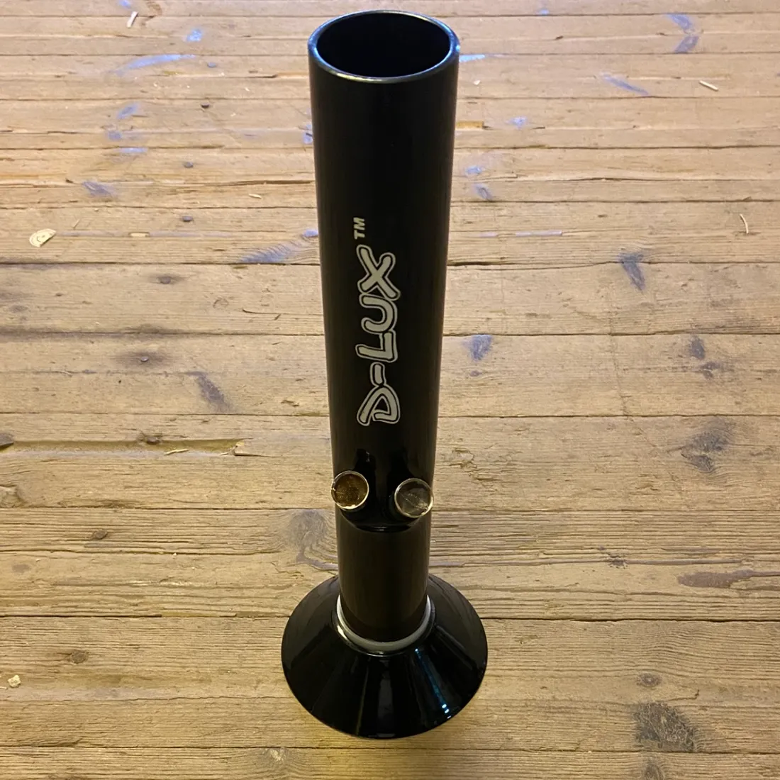 D-Lux Akryl Bong m. Dobbelt Hoved 36 cm (Udgået)