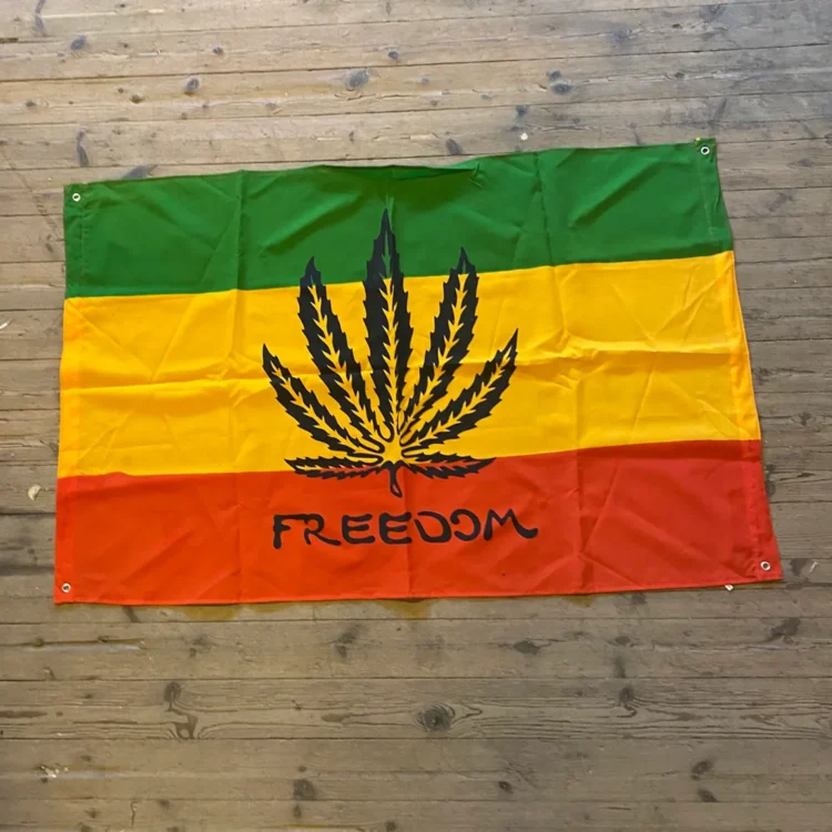 Freedom Rasta Flag 118x75 (Udgået)