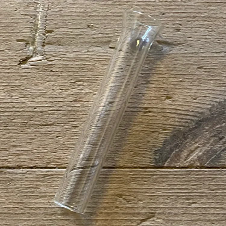 Glasrør/Slamrør m. Konisk Slutning 10 cm Ø15 (Udgået)