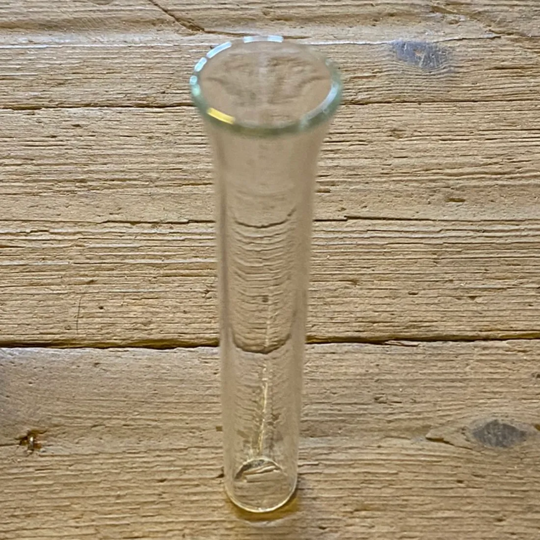 Glasrør/Slamrør m. Konisk Slutning 11,5 cm Ø15 (Udgået)