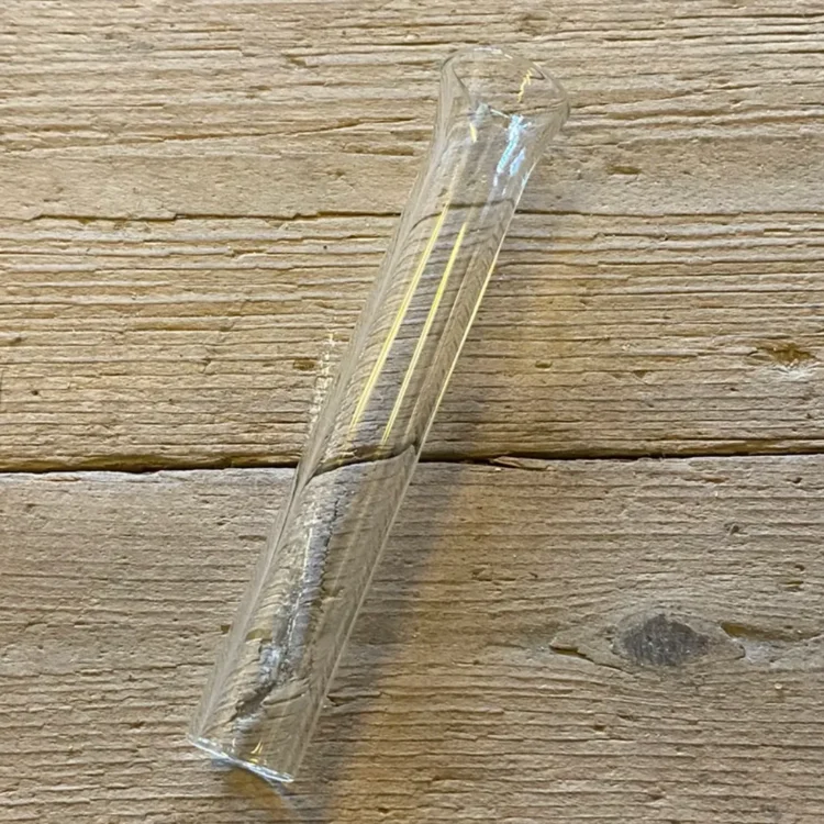 Glasrør/Slamrør m. Konisk Slutning 11,5 cm Ø15 (Udgået)