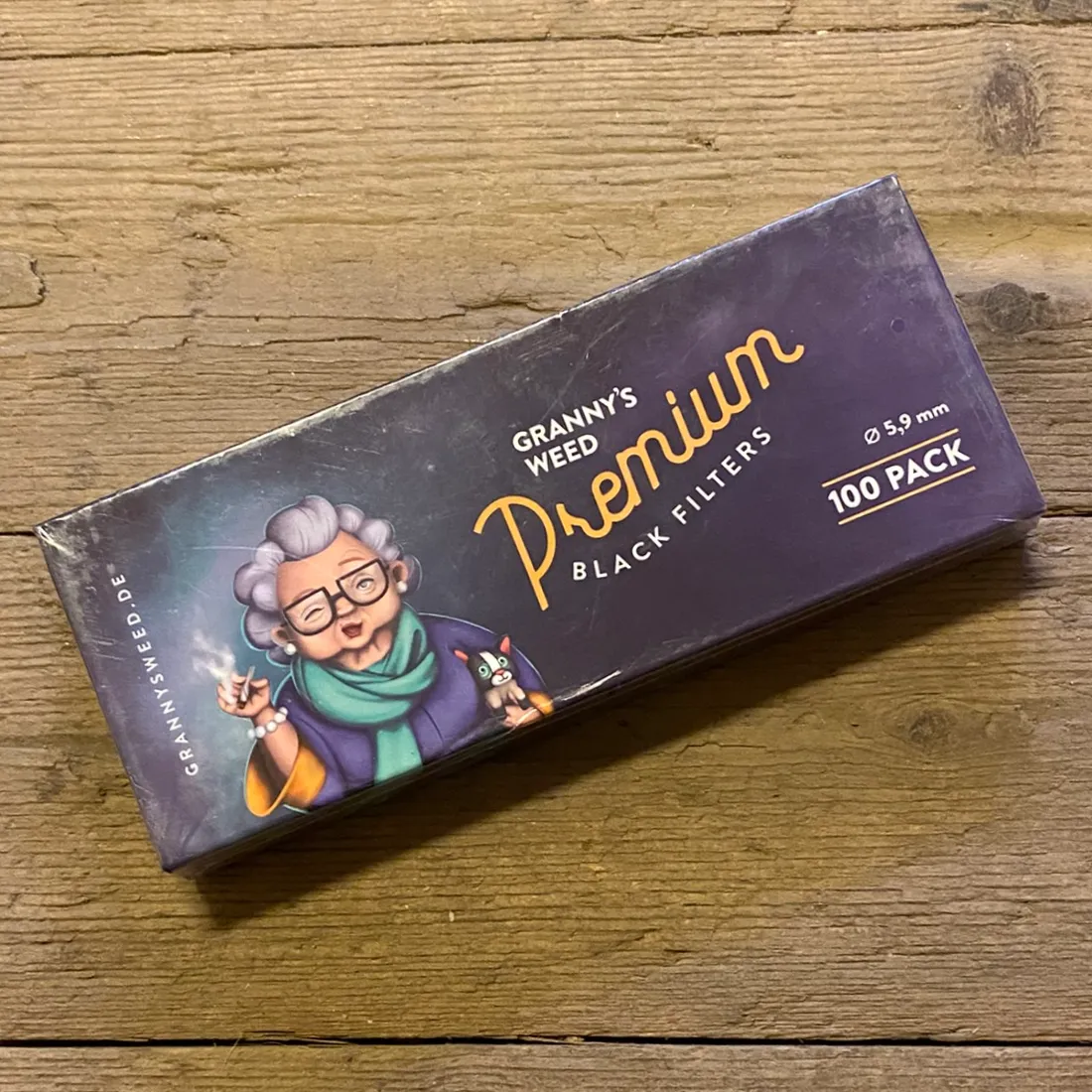 Grannys Weed Sorte Carbon Filter Ø5,9 100 stk (Udgået)