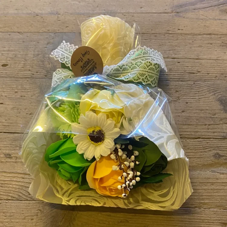 Gul Sæbeblomst Buket 6 stk (Udgået)