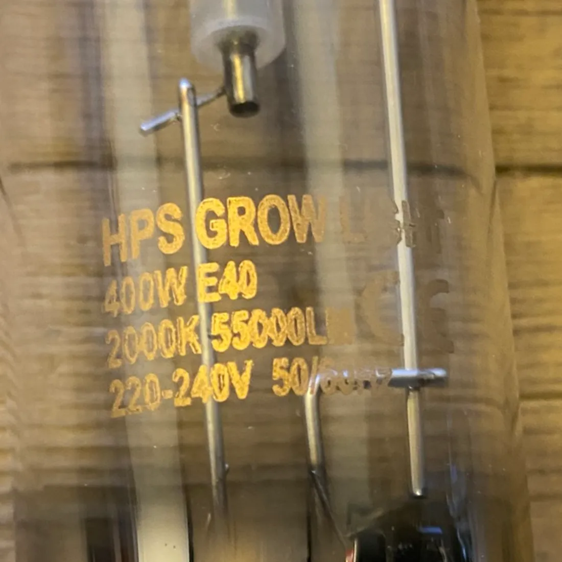 HPS Grow Light 400W 2000K (Udgået)