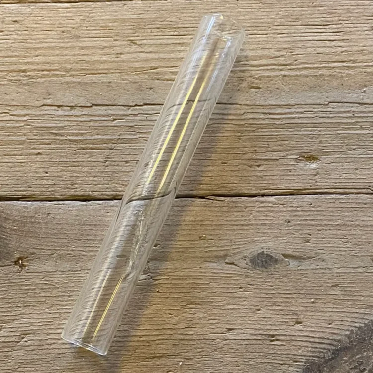 Lige Glasrør/Slamrør 15 cm Ø20 (Udgået)