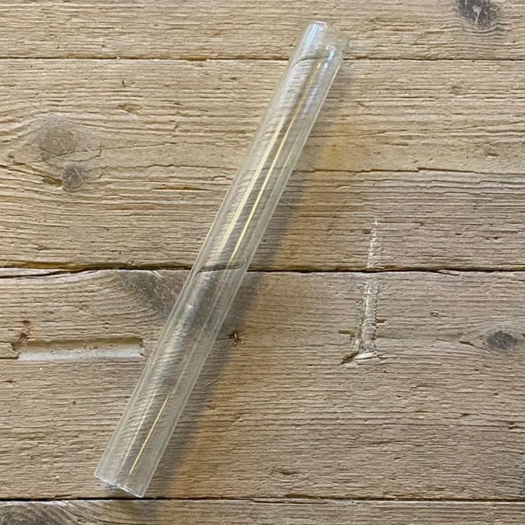 Lige Glasrør/Slamrør 20 cm Ø20 (Udgået)