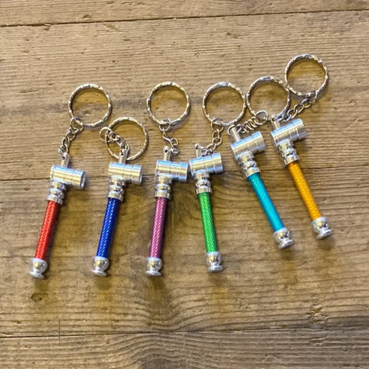 Nøgle Vedhæng Metal Pibe 7 cm (Udgået)
