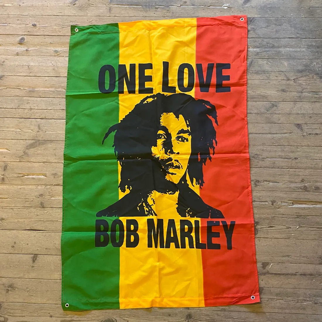 One Love Bob Marley Rasta Flag 75x118 (Udgået)