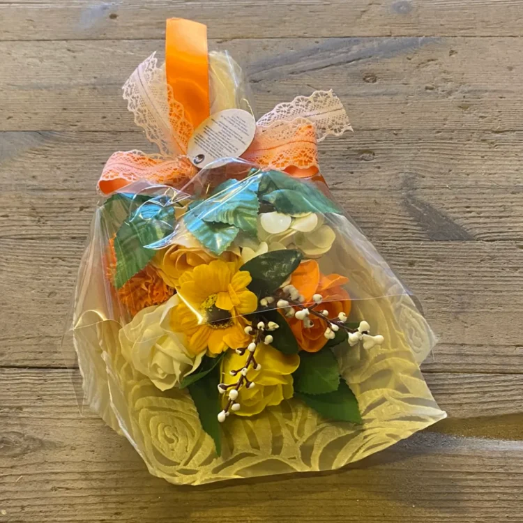 Orange Sæbeblomst Buket 6 stk (Udgået)