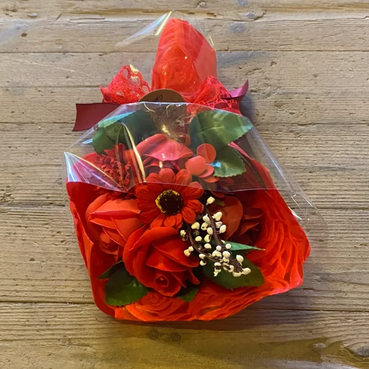 Rød Sæbeblomst Buket 6 stk (Udgået)