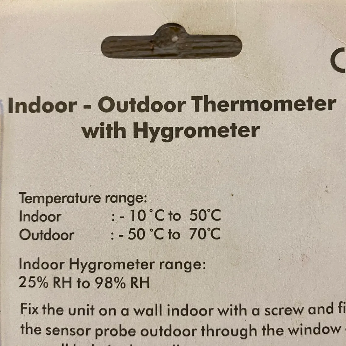 Ventilution Inden- & Udendørs Termometer (Udgået)