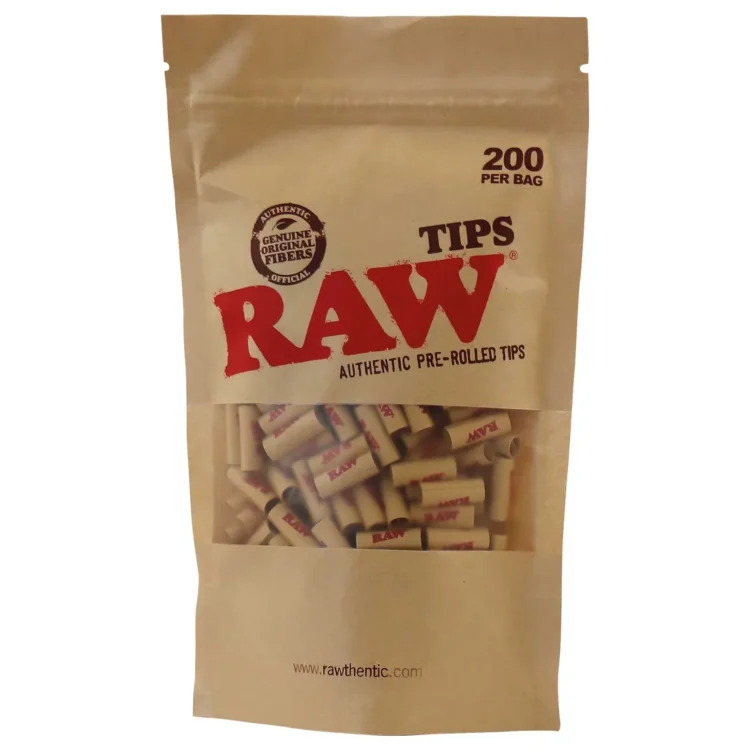 RAW - Prerolled Tips 200 stk