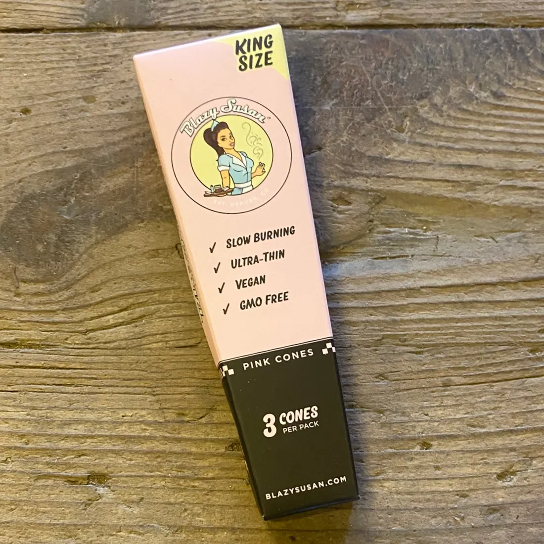 Blazy Susan King Size Cones Pink 3 stk (Udgået)