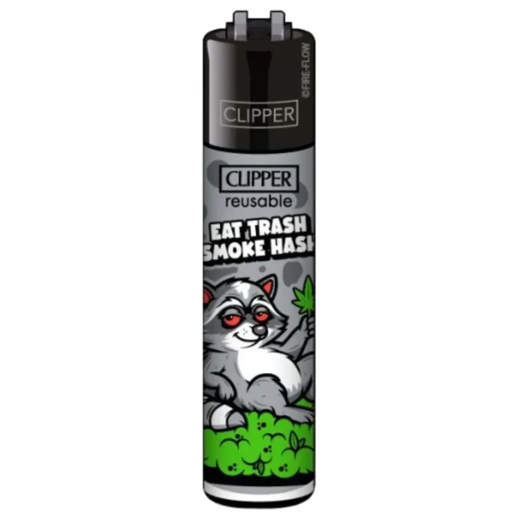 Clipper Lighter - Eat Trash Smoke Hash