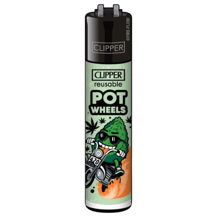 Clipper Lighter - Pot Wheels