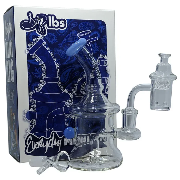 Dogg Lbs - Everyday Mini Rig Hydrant Water Pipe Blue 17 cm