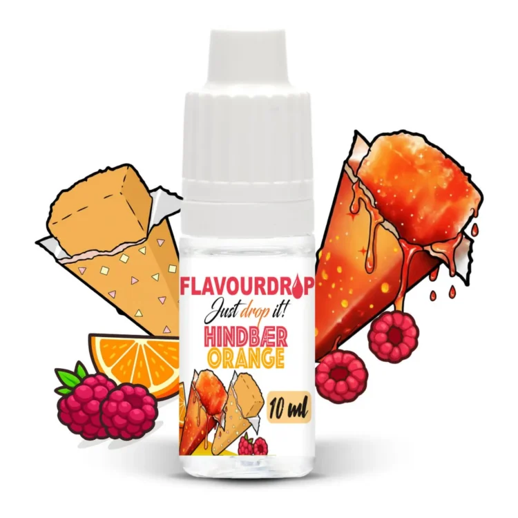 Flavourdrops - Hindbær Orange Aroma Olie 10 ml