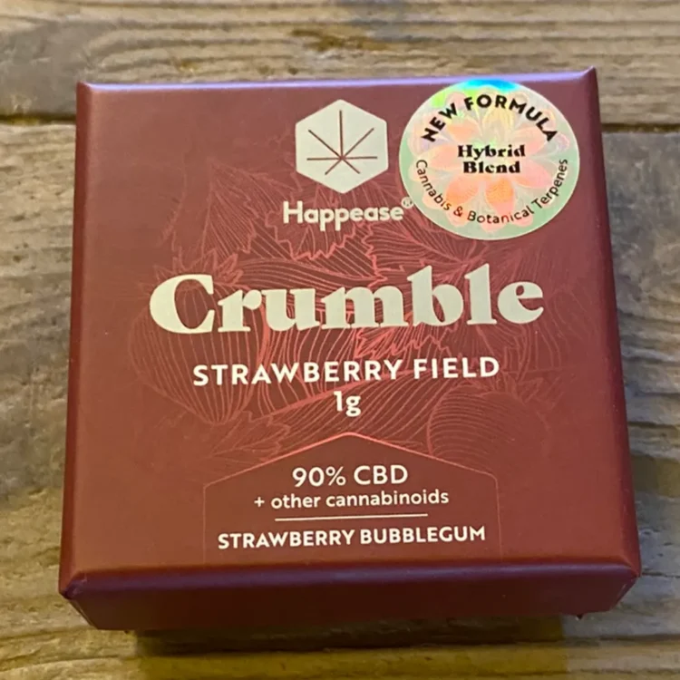 Happease Strawberry Bubblegum 1g 90% CBD (Udgået)