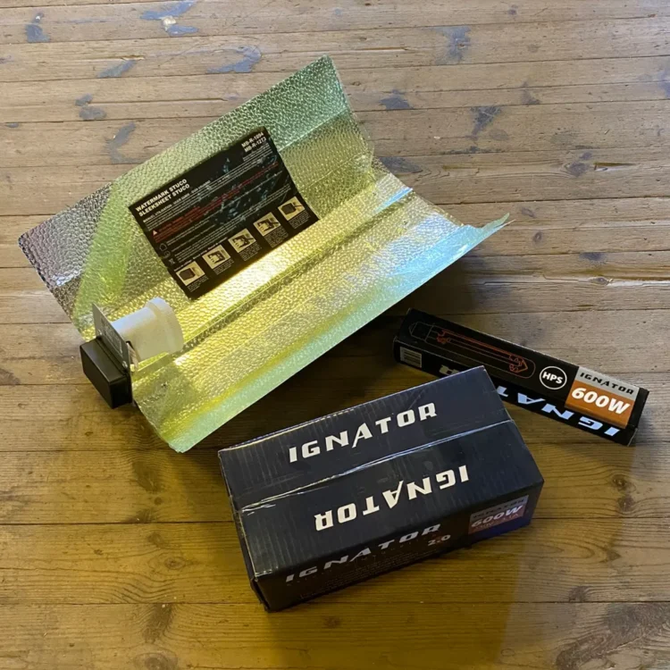 Ignator Kit 600W m. HPS, Ignator 2.0 Ballast & Reflektor