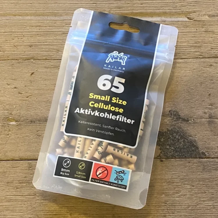 Kailar Aktiv Kulfilter Ø5,9 Ubleget 65 stk (Udgået)