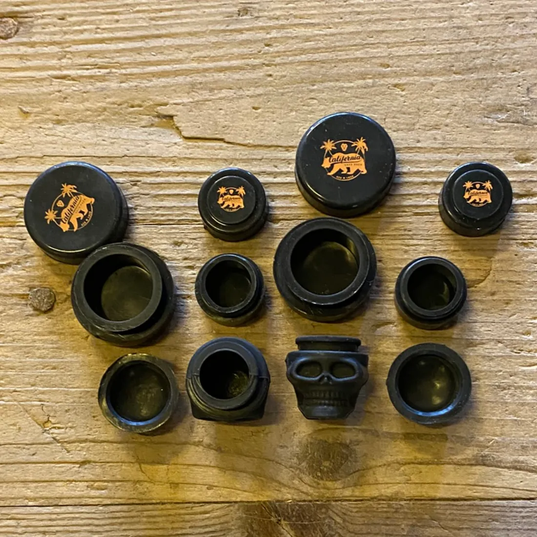 Qnubu Silikone Opbevaringssæt Sort 2,5-5 ml (Udgået)