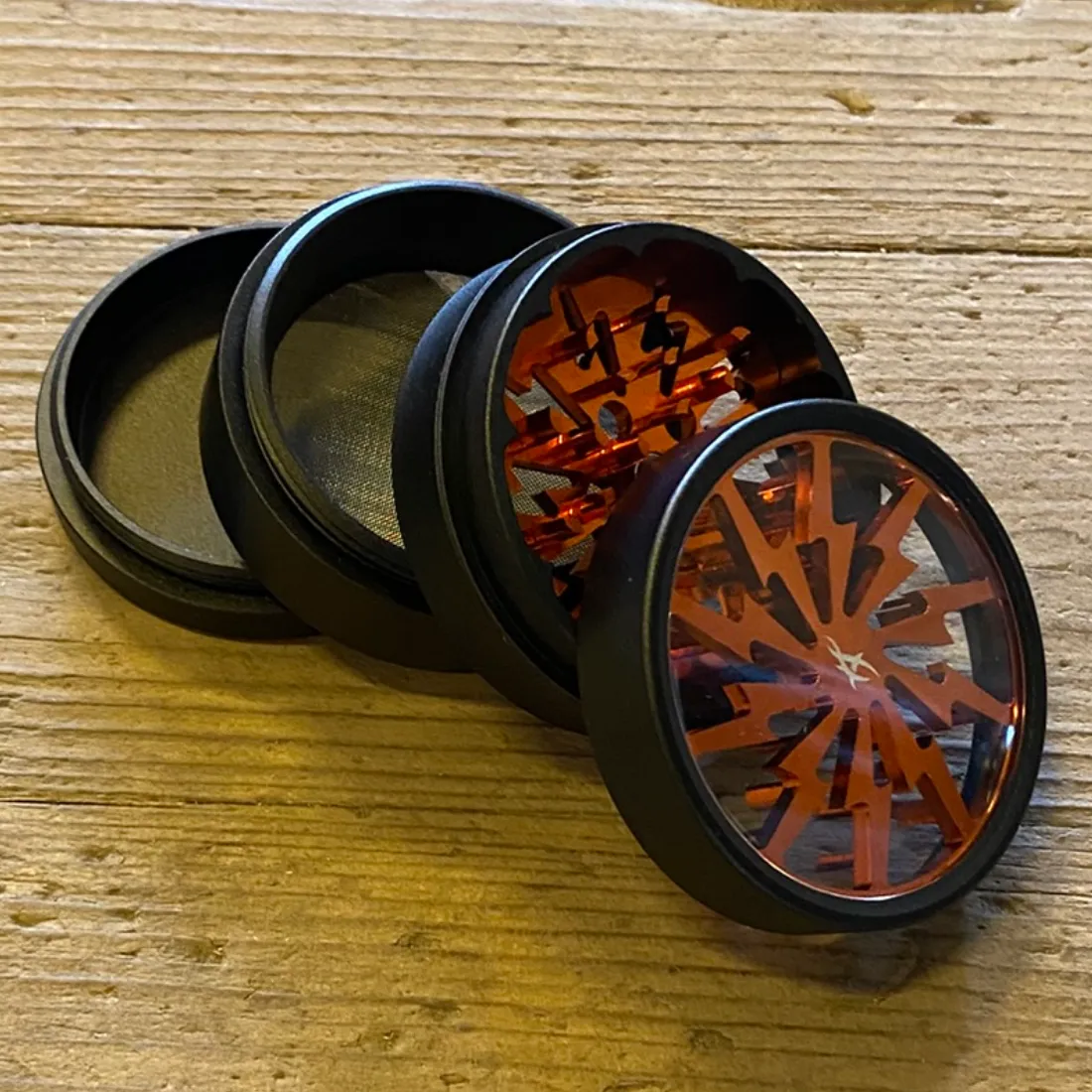 Thorinder 4-Part Metal Grinder Rød Ø62 (Udgået)