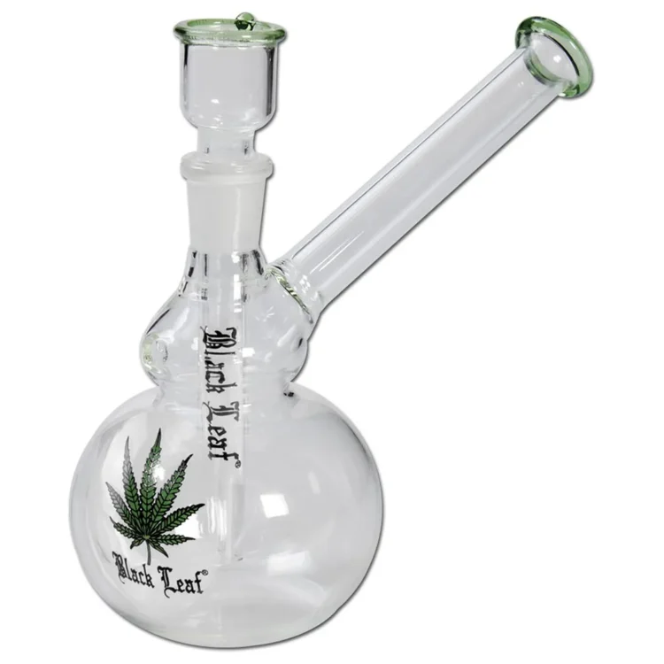 Black Leaf - Leaf Glass Bong 15 cm