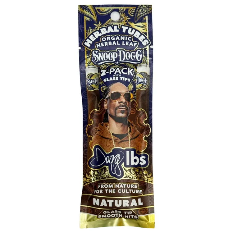 Dogg Lbs - Snoop Dogg Natural Herbal Tubes Glass Tip King Size